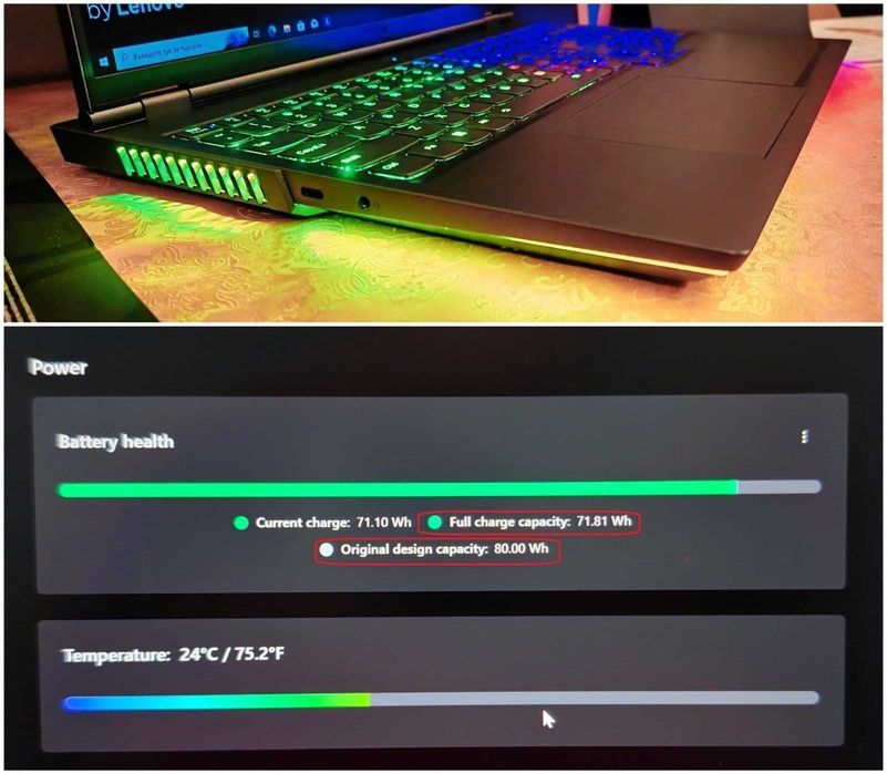 NVIDIA GeForce RTX 3080 16GB GDDR6/Intel Core i7-11800H/16GB RAM/1TB SSD/16-инчов 2560x1600 WQXGA 165Hz IPS матов/Lenovo Legion 7