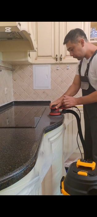 Полировка акриловый столешница