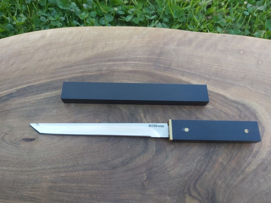 Къс японски нож М390 с кания