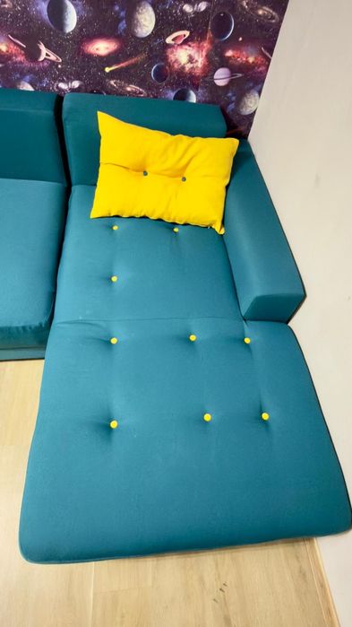 Vand coltar extensibil cu lada de depozitare