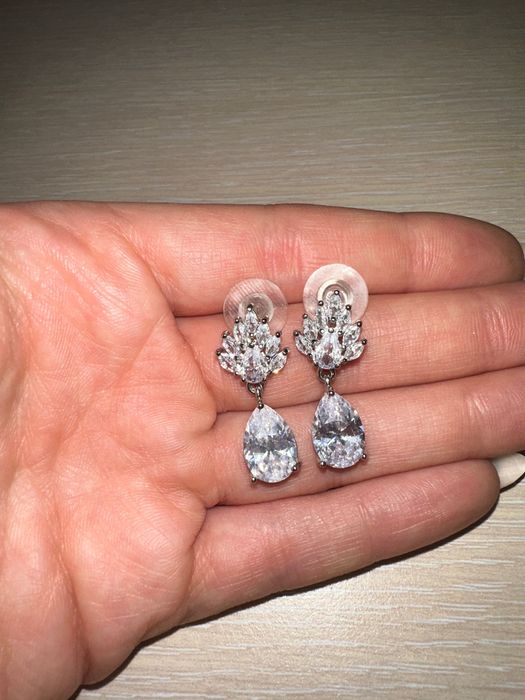 Официална рокля, обувки, обеци, колие - пълен комплект