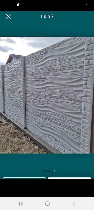 Garduri beton gard prefabricat Dâmbovița Ilfov Giurgiu