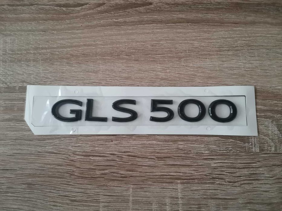 черен надпис нов стил Mercedes Benz GLS 500