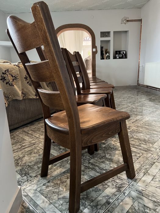 Vand set scaune lemn masiv stejar