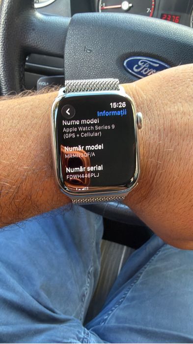 Vand urgent Apple Watch seria 9 Stainless Steel