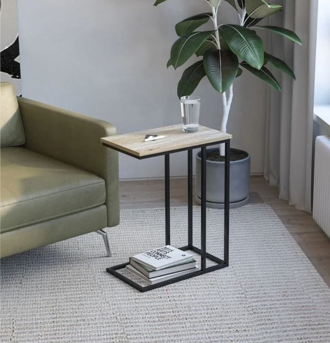 Столик лофт прикроватный