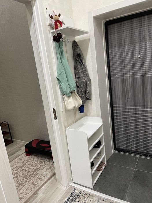 Обувница полка для обуви + вешалка