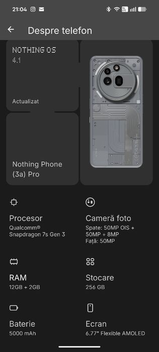 Vând Nothing phone 3a Pro