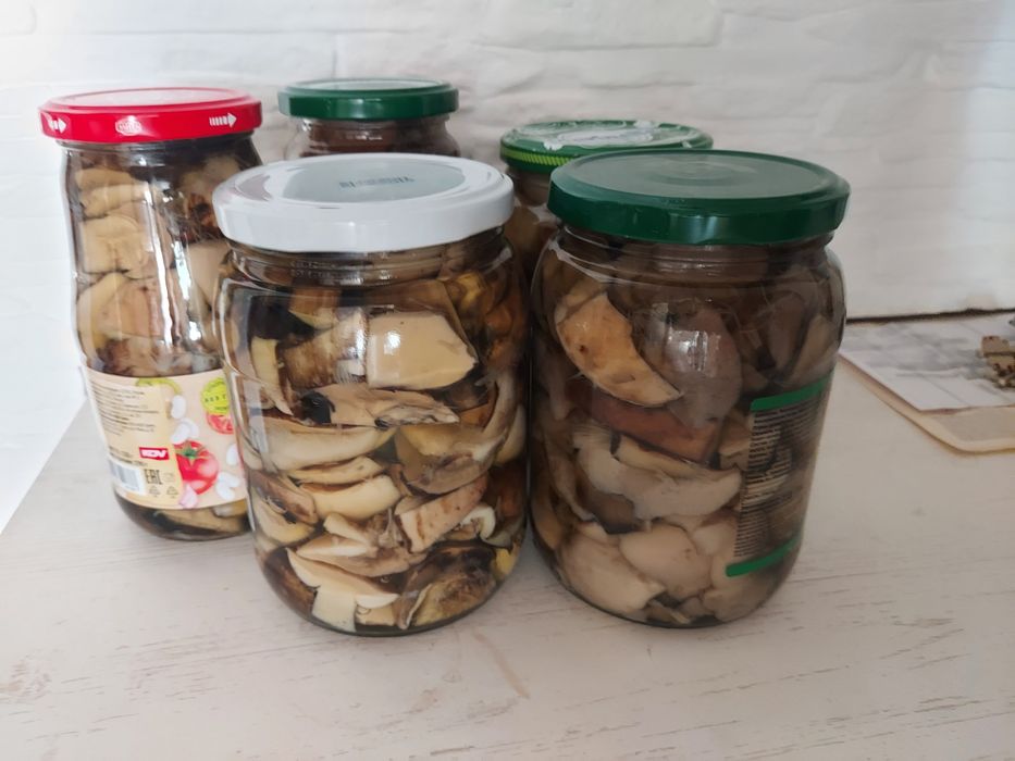 Грибы белые маринованные