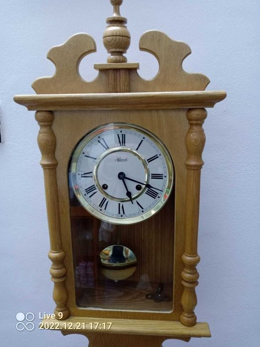 Ceas Pendula Hermle,  In stare foarte buna, Funcționează Perfect