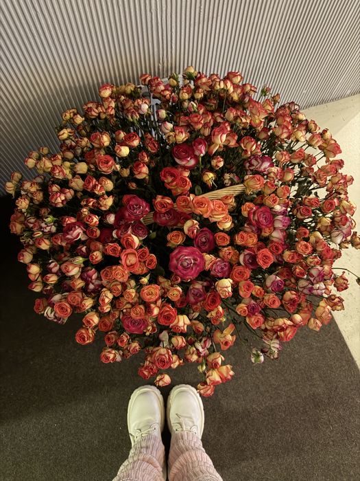 Букет кустовых роз