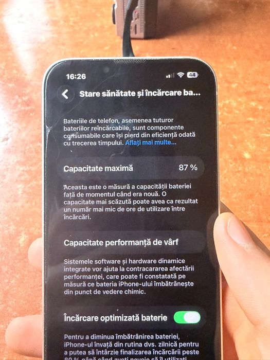 Iphone 13 in stare perfecta de functionare, sanatate baterie 87%