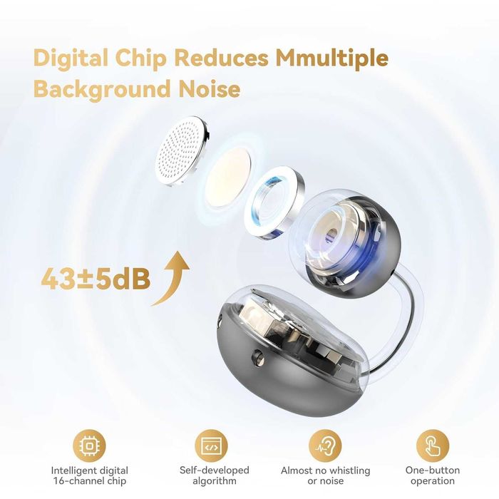 Viva Hear Bluetooth  слухови апарати 7-степенно регулиране на звука