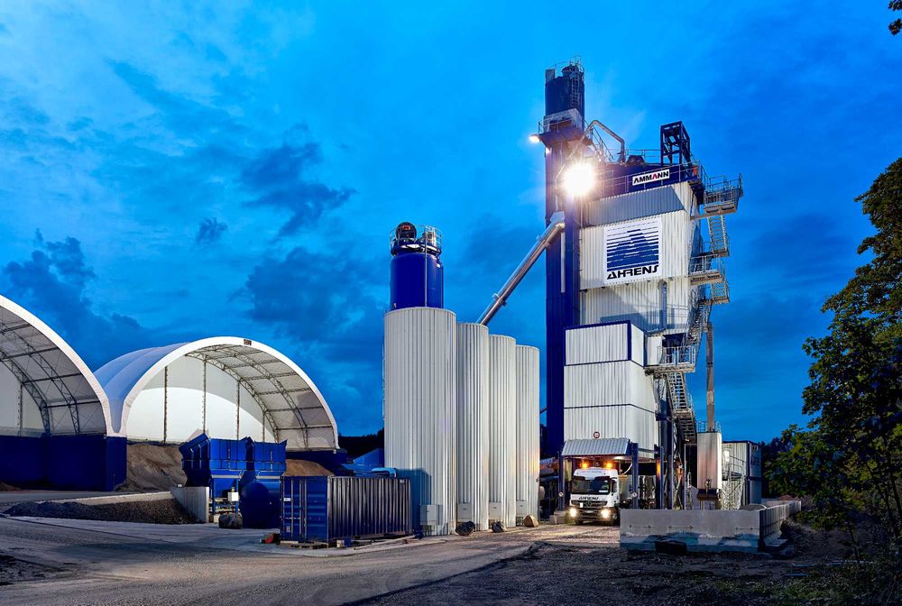 Асфальтобетонные заводы Ammann.