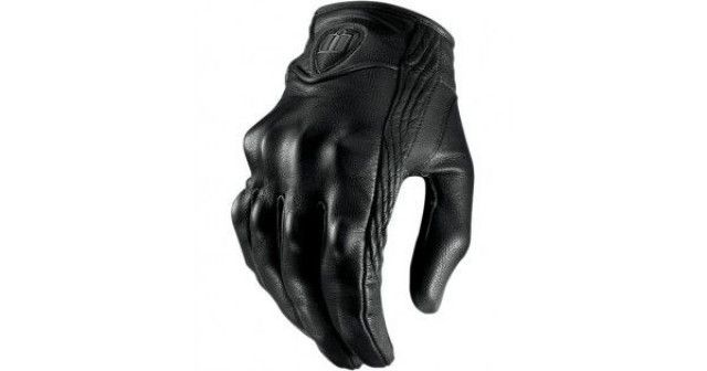 Ръкавици Icon l xl кожени къси ръкавици за мотор мото чопър икон кожа