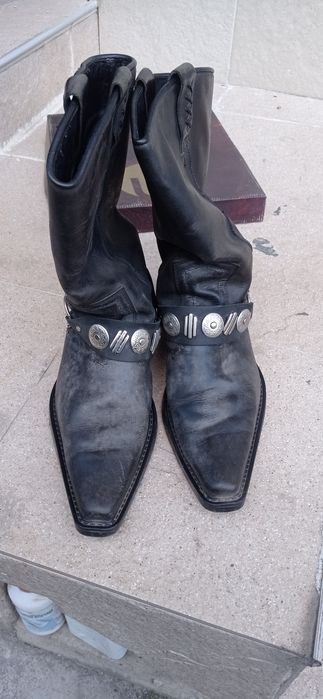 Кожени ботуши за чопър