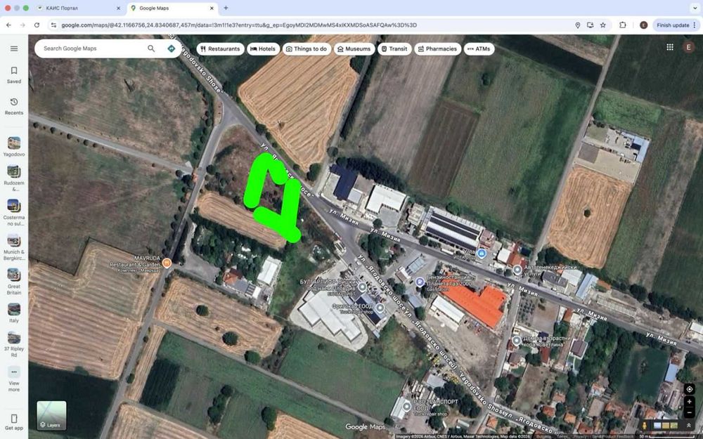 Продавам парцел в регулация