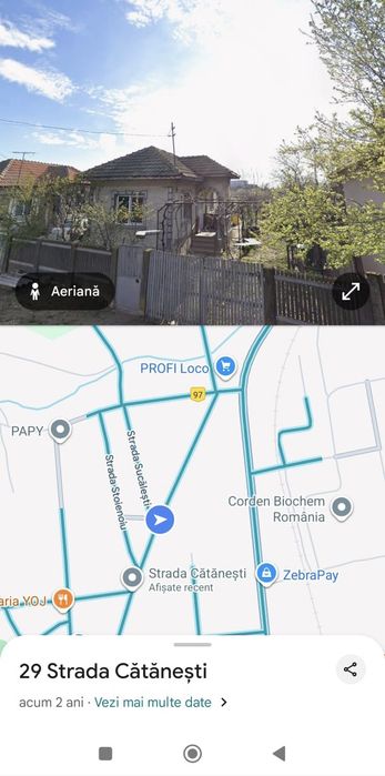 Podari casă bătrânească teren 1451 mp