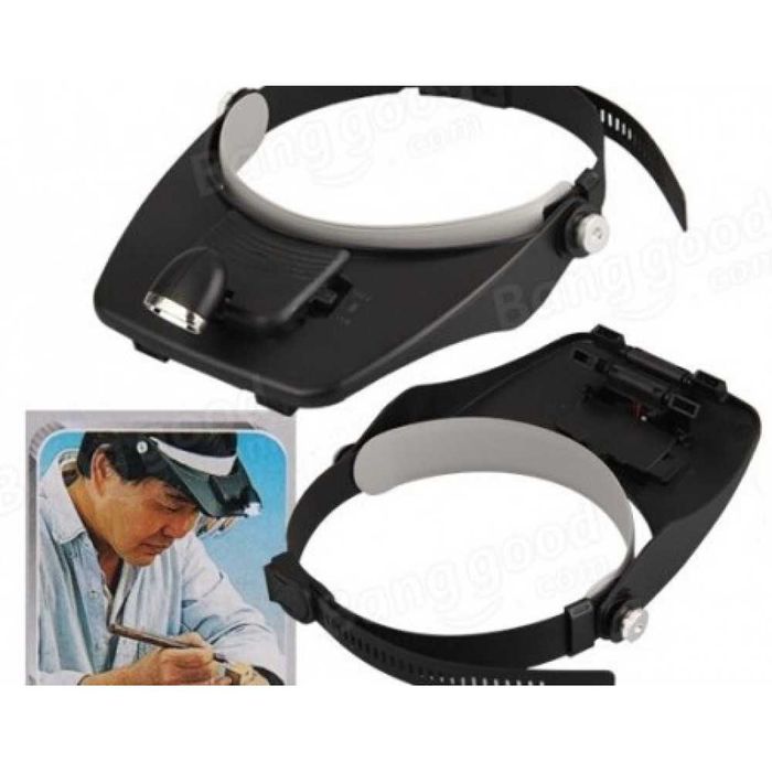 Lupa Cap Iluminare LED Lupa Cap Marire 3,5X Ochelar cu Lupa Lupa 3.5 X