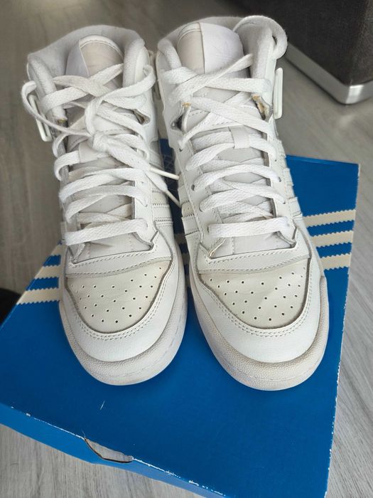 Adidas Forum Mid J albi, marime 37 1/3
