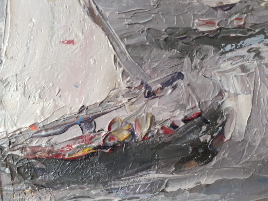 Tablou Constantin Hreamata ulei, carton.