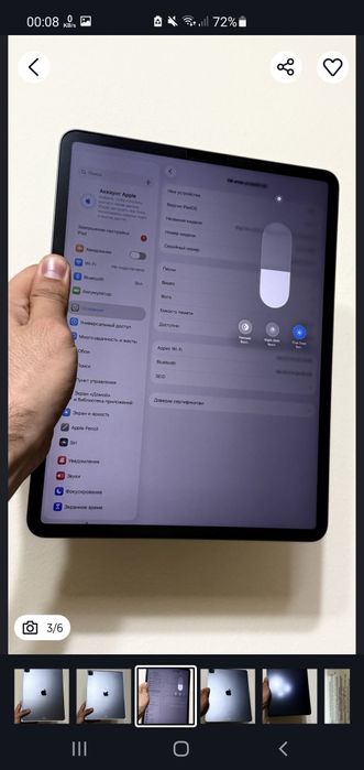 Ipad pro 12.9 wifi 256gb Face id True tone hammasi ishlidi
