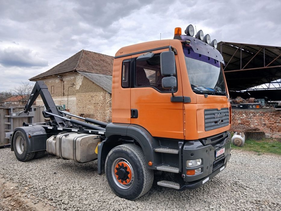 MAN TGA  abrollkipper 4x4