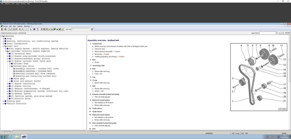 Elsawin ръководство за ремонт на VW / Audi / Seat / Skoda на Английски