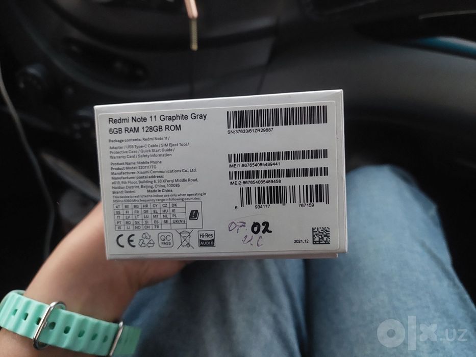 Redmi note 11 graphite Gray