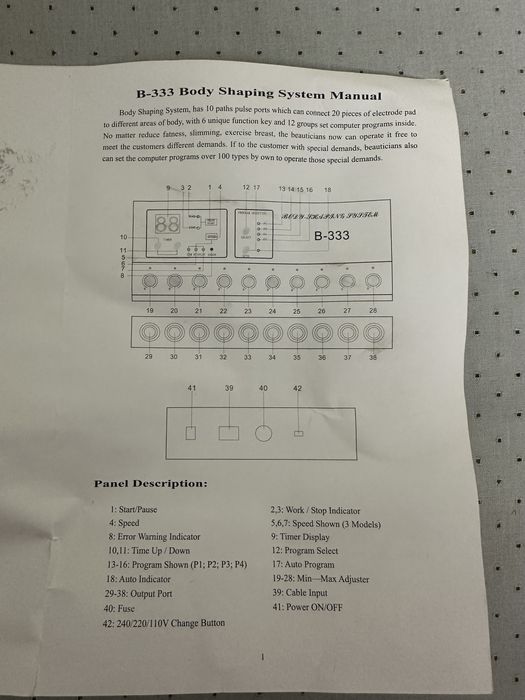 Aparat de slabit , electrostimulare corporala