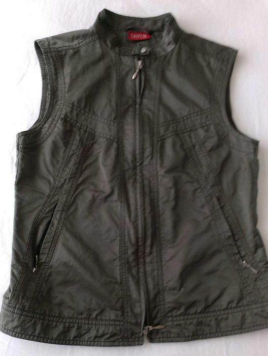 Дамски зелен елек  TAIFUN – M, Дънков елек - М - 2 бр.