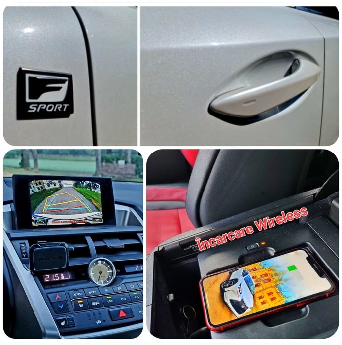 Lexus NX200T F-Sport,Benzina 2.0/240cp!4x4,FULL,Piele rosie,alb perlat