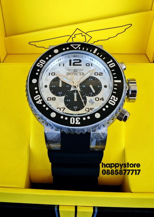 INVICTA Hummer Silver 52 mm, Инвикта нов мъжки часовник