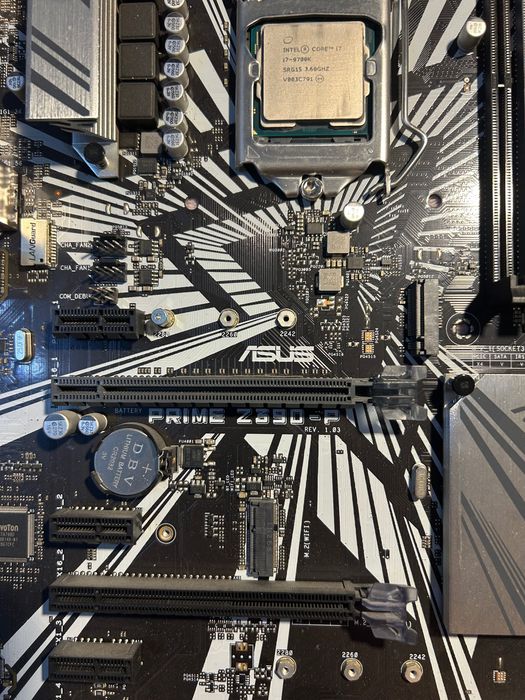 Мощный комплект для профи: i7-9700K + ASUS Z390-P + 64GB RAM