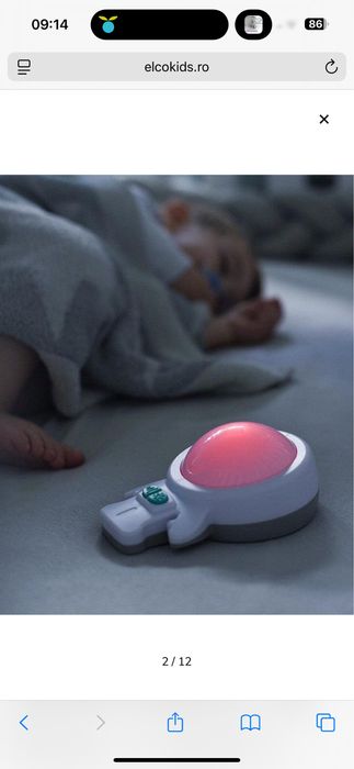 Vand dispozitiv pt adormit bebelusi, Zed Rockit, cu vibratii si lumini