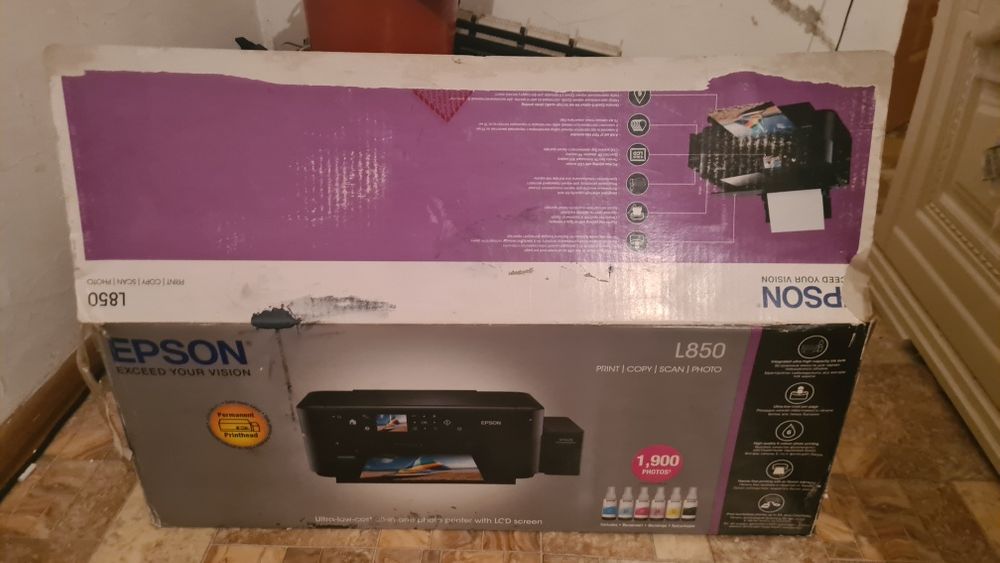 Epson L850 в коробке