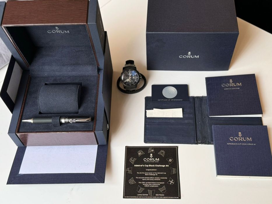 Продавам мъжки часовник Corum Admiral's Cup Black Challenge 44 Limited