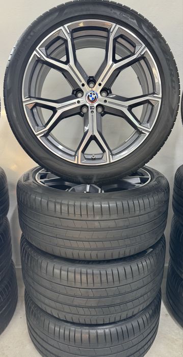 Jante Bmw X5 X6 R21 G05 G06 Originale M741 Pirelli de vara 90% 40/2023