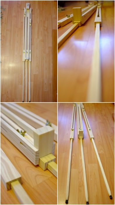 Șevalet LEMN, NOU, la cutie, reglabil si pliabil,pentru pictat/pictură