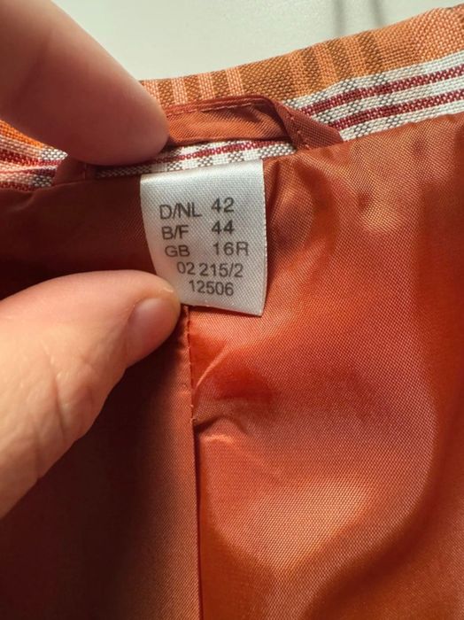 Sacou de damă portocaliu, mărimea L