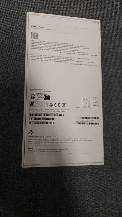 iphone 17 Pro Max 256GB Чисто Нов Кутия
