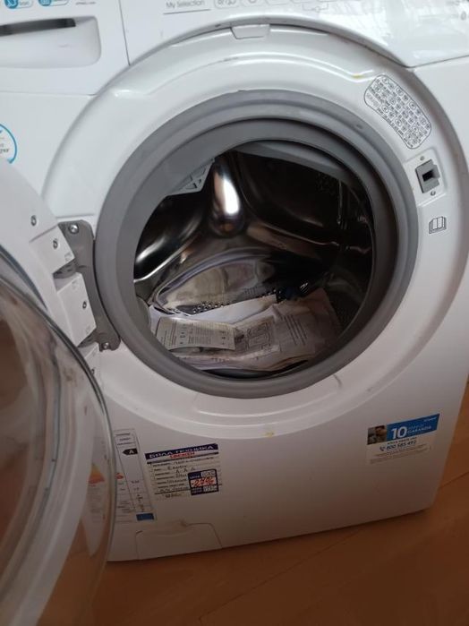 Пералня със сушилня  и готварска печка