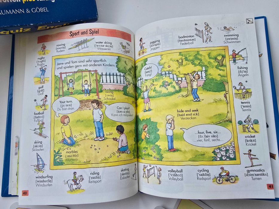 Joc test pentru copii din germana în engleza