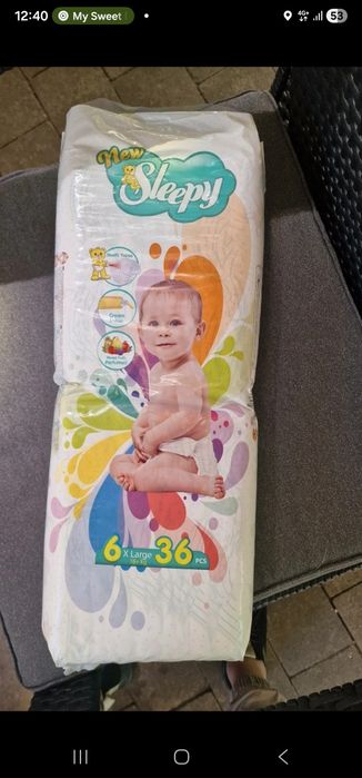 Scutece  nr 6 Sleepy Jones 16 kg