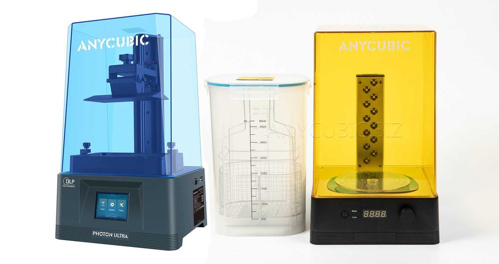 3д принтер Anycubic Photon Ultra DLP 3D Printer + Cure Plus Machine