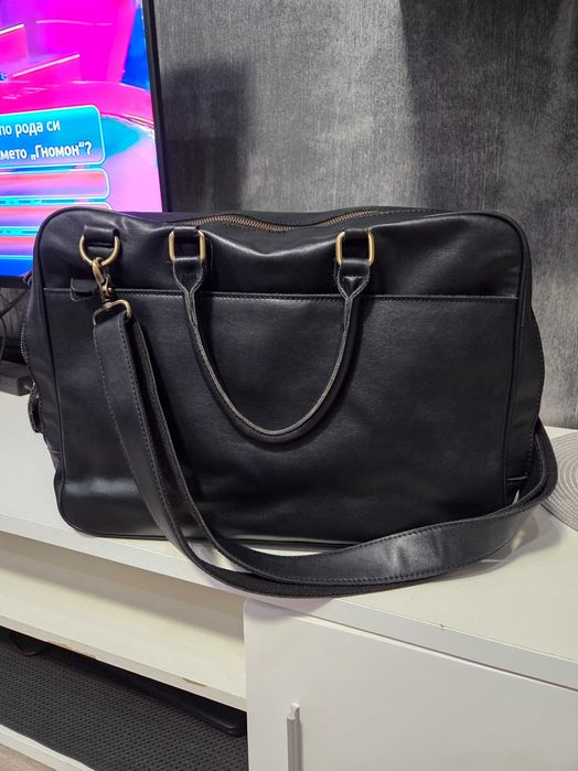 Естествена кожа чанта.Нова