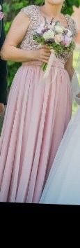 Rochie de ocazie, roz pudra