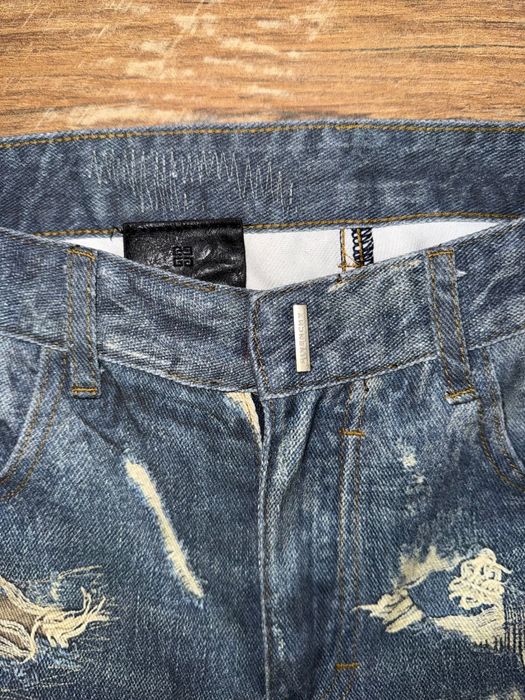 Blugi Givenchy Printed Distress