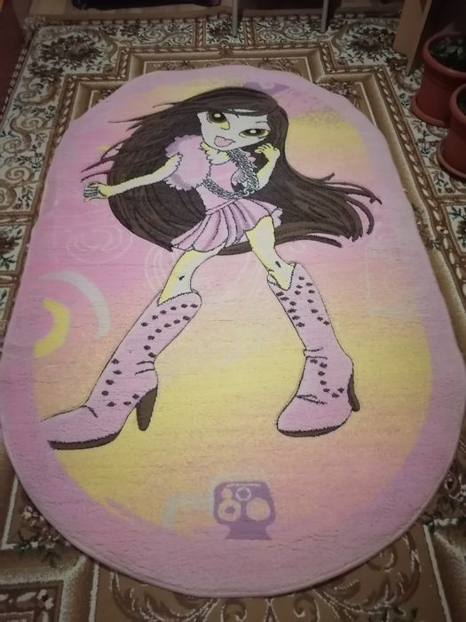 Covor cu prințesa pentru cameră fetițe