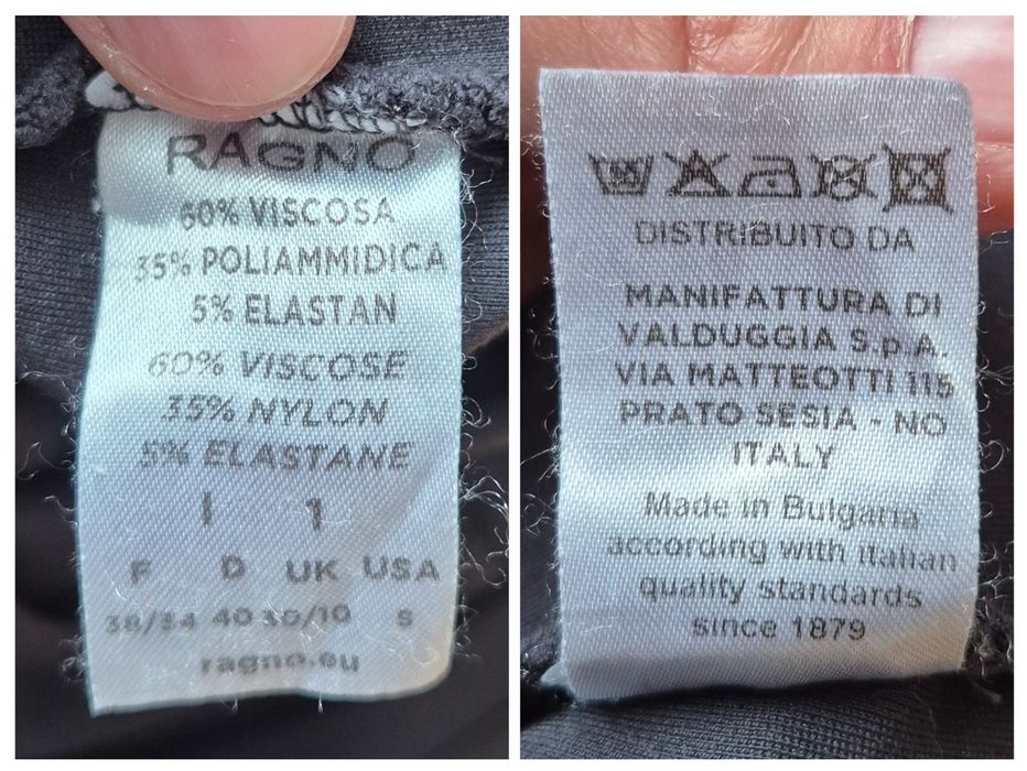 Pantaloni evazați Ragno, Premium din viscoză, Feminin - S